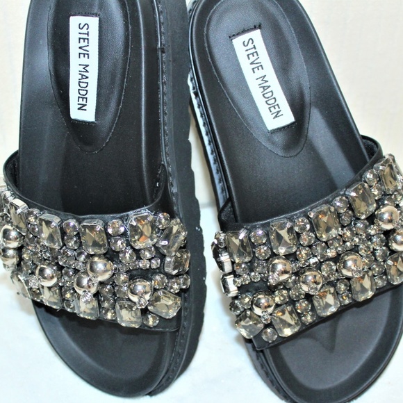 STEVE MADDEN "Pebbles" Jeweled Sandals-SZ. 6-NWOT - Picture 7 of 7